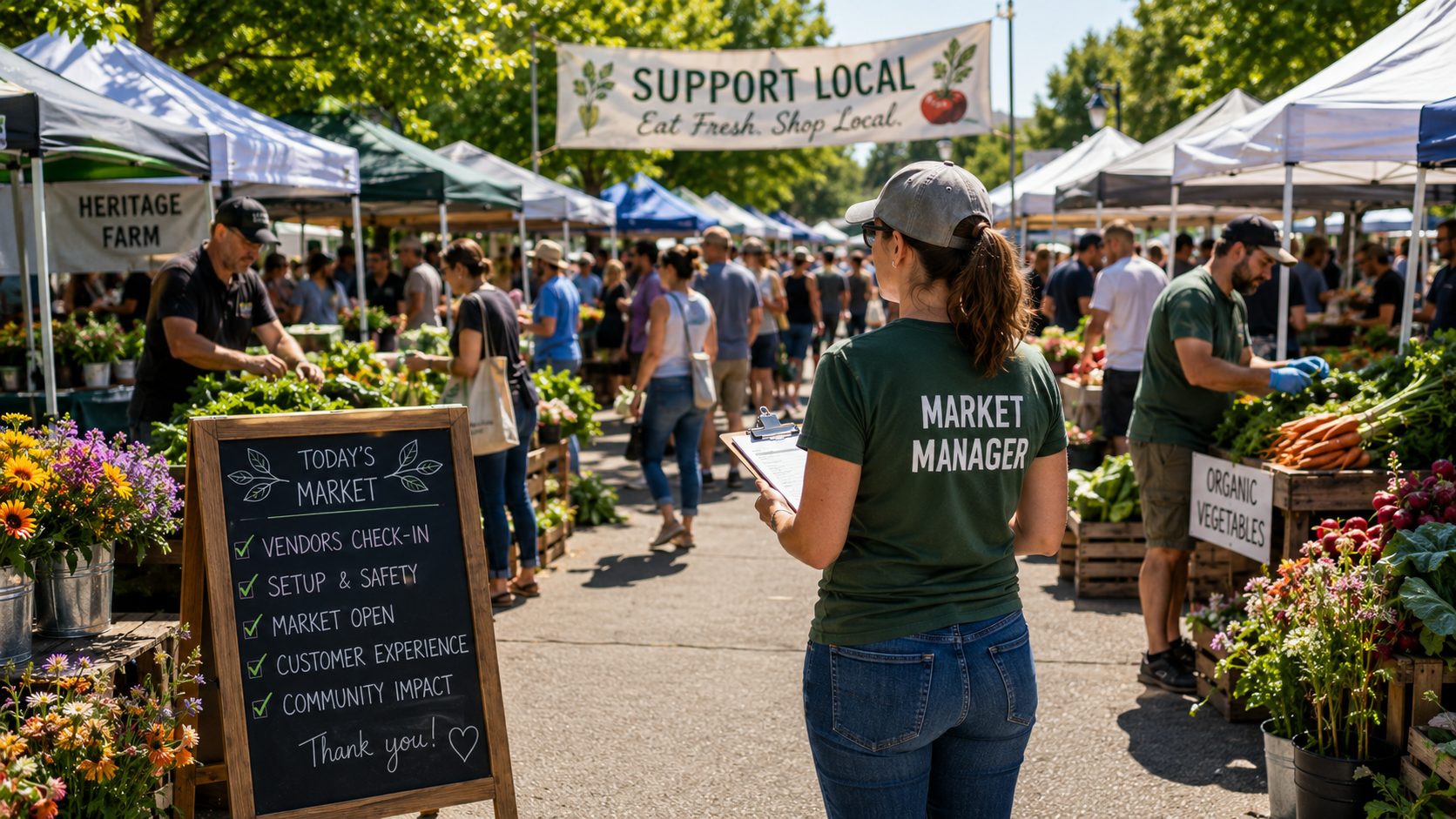 How to Run a Farmers Market (Step-by-Step Guide)