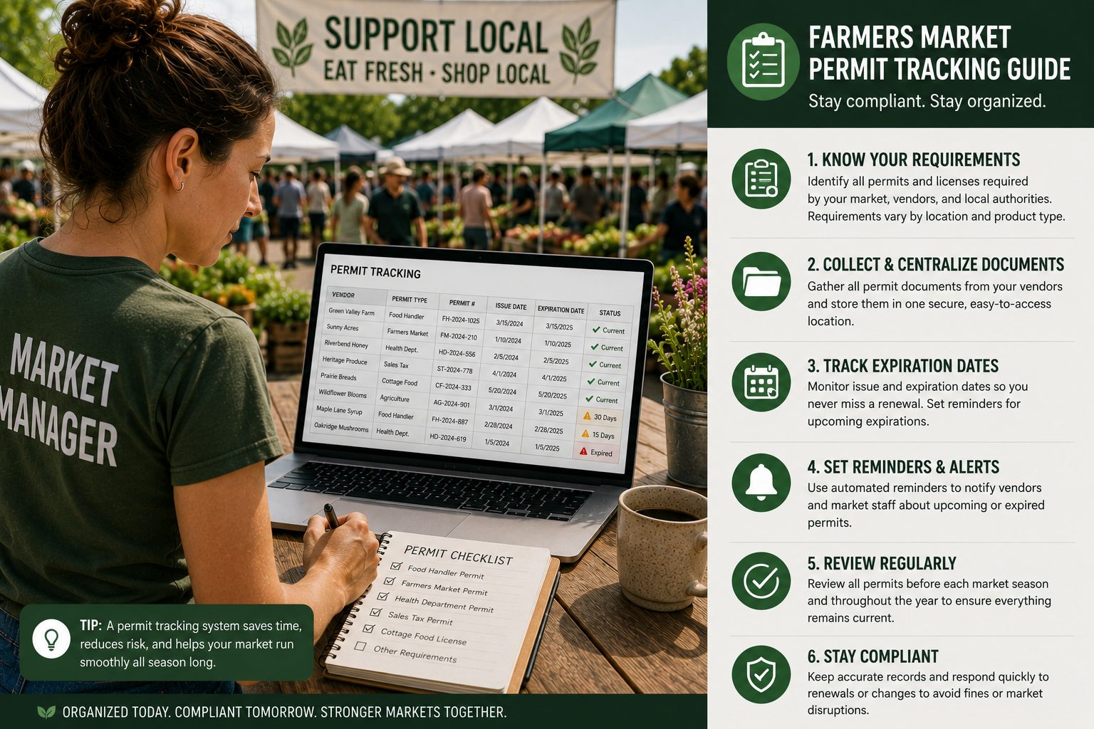 Farmers Market Permit Tracking Guide