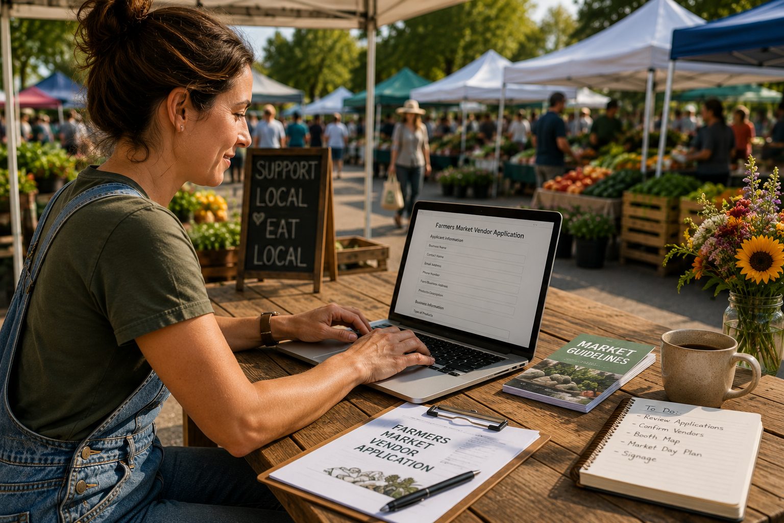 How to Manage Vendor Applications for Farmers Markets