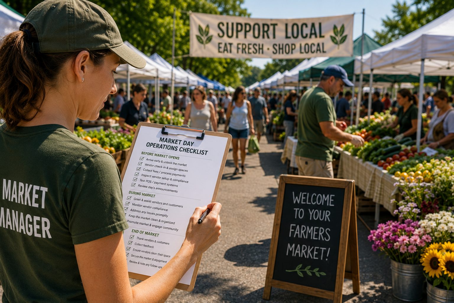 Market Day Operations Checklist